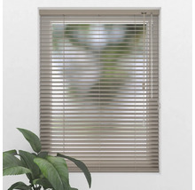 Store vénitien en alu SOLUNA DIM-OUT mocca 40x130 cm, avec 20% de lamelles supplémentaires pour un meilleur obscurcissement