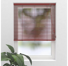 Store vénitien en alu SOLUNA DIM-OUT rouge 40x130 cm, avec 20% de lamelles supplémentaires pour un meilleur obscurcissement