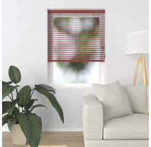 Store vénitien en alu SOLUNA DIM-OUT rouge 40x130 cm, avec 20% de lamelles supplémentaires pour un meilleur obscurcissement