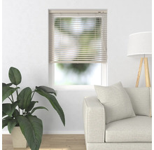 Store vénitien en alu SOLUNA DIM-OUT taupe 40x130 cm, avec 20% de lamelles supplémentaires pour un meilleur obscurcissement