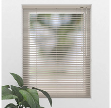 Store vénitien en alu SOLUNA DIM-OUT taupe 40x130 cm, avec 20% de lamelles supplémentaires pour un meilleur obscurcissement