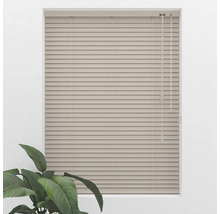 Store vénitien en alu SOLUNA DIM-OUT taupe 40x130 cm, avec 20% de lamelles supplémentaires pour un meilleur obscurcissement