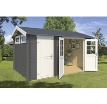 Abri de jardin en bois avec fenêtre et double porte