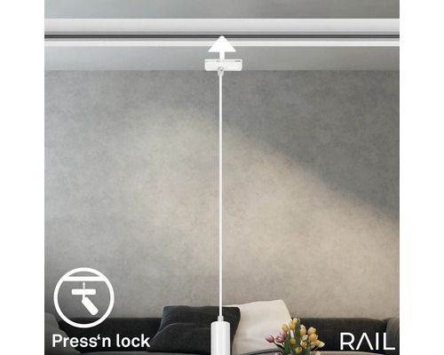 Système d''éclairage avec installation facile au plafond