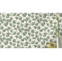 Tapete mit Pflanzenmuster für die Wandgestaltung im Innenbereich