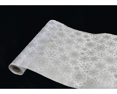Tischläufer mit Schneeflockenmuster