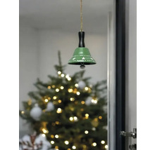 Dekorative grüne Glocke mit Sternenmuster als Christbaumschmuck