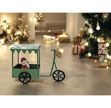 Figurine décorative de vélo avec Père Noël pour la décoration festive