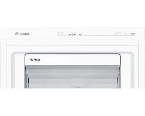 Logo Bosch sur un congélateur NoFrost