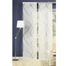 Panneau japonais décoratif avec motif ondulé dans le salon.