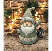 Dekofigur Weihnachtswichtel mit Laterne als Weihnachtsdekoration