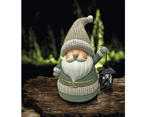 Dekorative Elfenfigur mit Laterne für den Aussenbereich