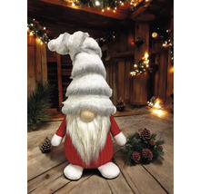 Gnome de Noël décoratif avec barbe et bonnet comme décoration festive