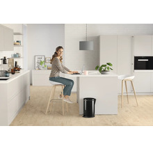 Poubelle à pédale Hailo Pure M 12 litres noir