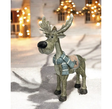 Élan décoratif avec écharpe pour la période de Noël