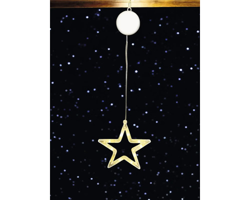 Dekorativer Stern mit Beleuchtung für festliche Stimmung