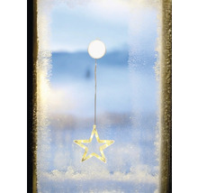 Étoile décorative avec ventouse pour décoration de fenêtre