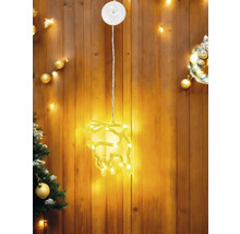 Décoration de Noël avec un motif de renne lumineux