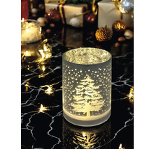 Photophore décoratif avec motif de sapin de Noël pour la période de Noël
