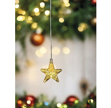 Sternförmiger Weihnachtsschmuck mit Beleuchtung