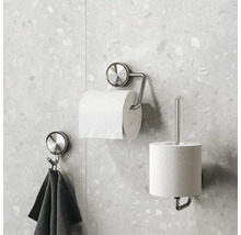 Badezimmer Ausstattung mit Toilettenpapierhalter, Toilettenpapierreservehalter und Handtuchhaken