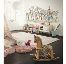 Chambre d''enfant avec jouets, tapis et peinture murale