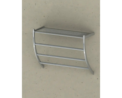 Porte-serviettes avec étagère pour montage mural