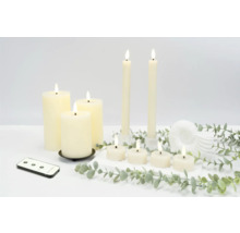 Bougies LED décoratives avec télécommande et minuterie
