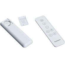 Paulmann Fernbedienung mit Batteriefach offen und Batterie