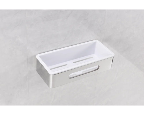 Étagère d''angle métallique pour la salle de bain