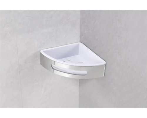 Étagère de douche d''angle pour montage mural