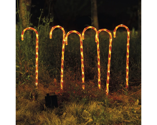 Luminaires décoratifs en forme de cannes à sucre pour l''extérieur