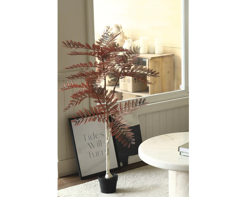 Arbre artificiel décoratif avec feuilles en pot pour la décoration intérieure