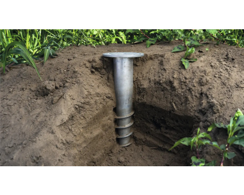 Erdanker im Erdreich für Fundamente und Befestigungen