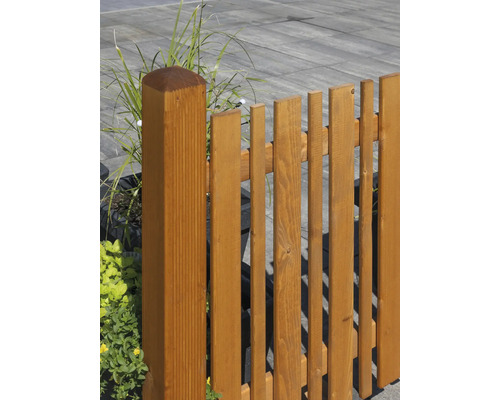 Clôture de jardin en bois