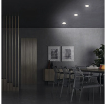 LED Einbauleuchte Plat Kunststoff 1 x 3 W 350 lm weiss Ø 68 mm