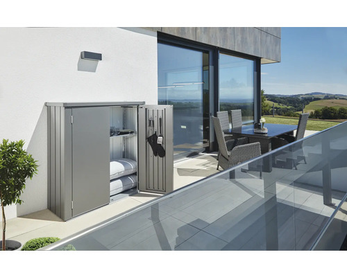 Metall Gartenschrank zur Aufbewahrung auf der Terrasse