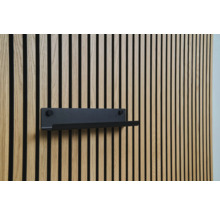 Panneau acoustique avec étagère murale noire