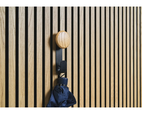 Panneau mural avec patère et parapluie