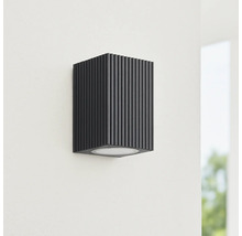 Quadratische Wandleuchte zur Aussenmontage