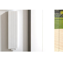 Rotheigner Designheizkörper PANEL 1400 x 366 mm weiss Anschluss Mittig unten