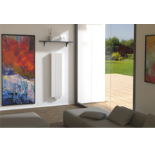 Rotheigner Designheizkörper PANEL 1400 x 366 mm weiss Anschluss Mittig unten