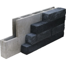Mur en béton avec des briques