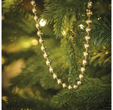 Décoration de sapin de Noël décorative, collier de perles