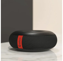 Logo Walteco sur un diffuseur noir, rond