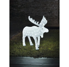 Leuchtelch als Dekoration für den Aussenbereich