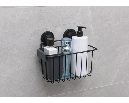 Duschablage mit Saugnapf zur Aufbewahrung von Duschutensilien