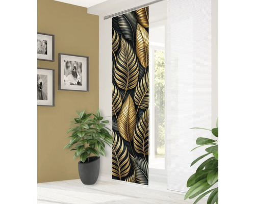 Dekoratives Schiebeelement mit Blattmuster für Fenster