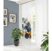 Dekoratives Flächenvorhang-Set mit Blattmotiv für Fenster