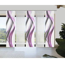 Dekoschals mit Wellenmuster zur Fensterdekoration